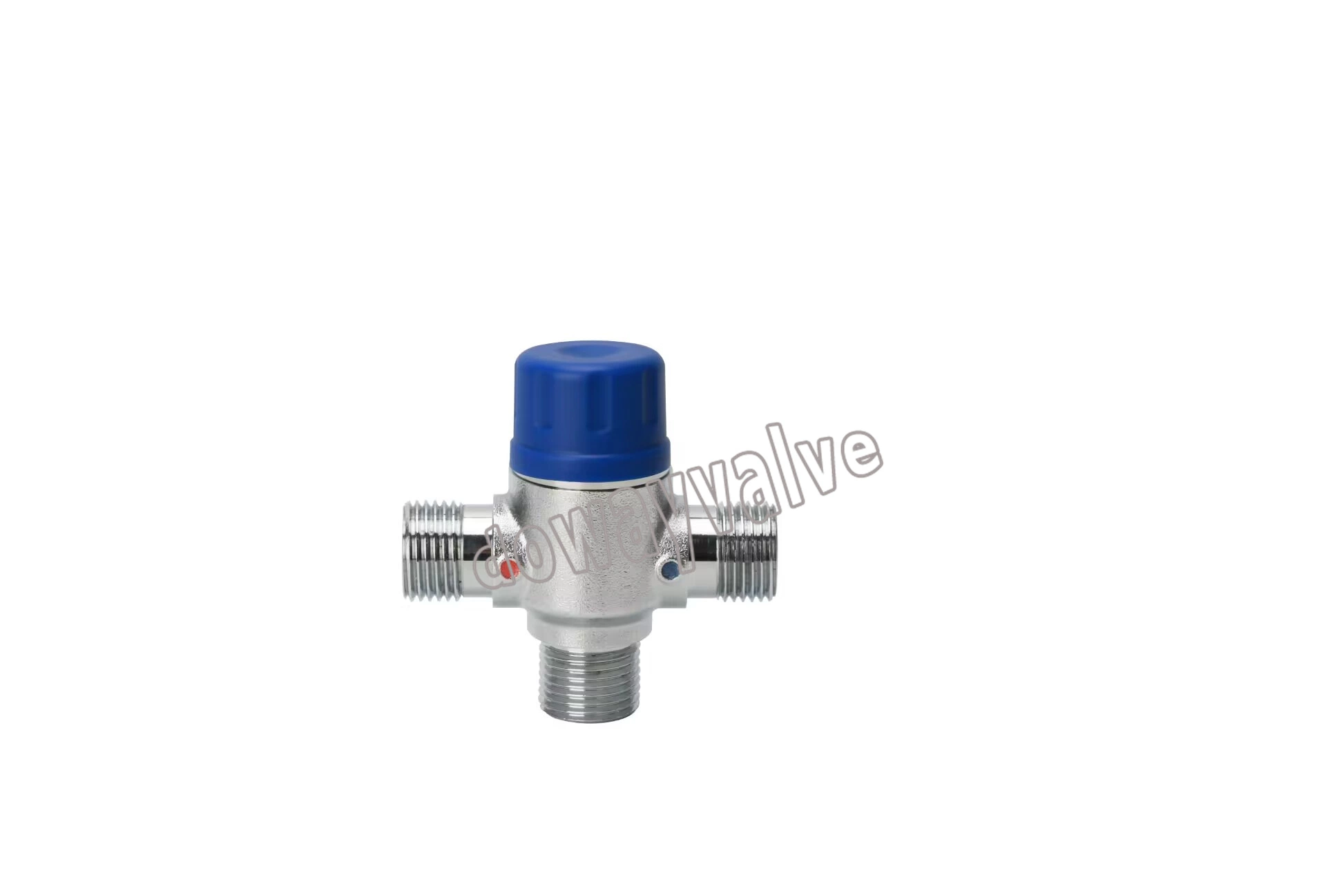 OEM 3/4" Brass Solar Electrical Hot Water Male Thermostatic Mixing Valve China Supplier