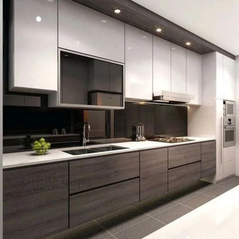 De moderno diseño en 2023 la junta plana de espuma de PVC Pack gabinetes de cocina estándar australiano