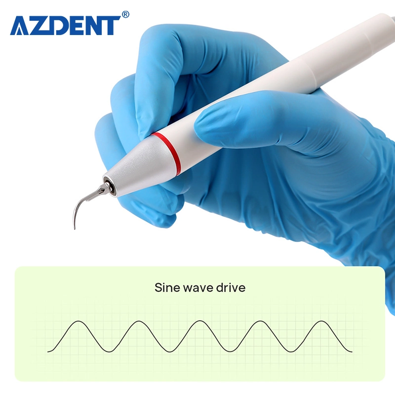 Nuevo portátil de la fibra óptica dental Piezo escalador de ultrasonidos