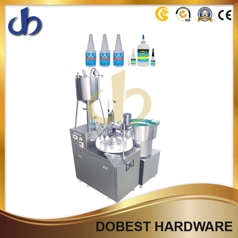 Automatic Liquid Glue Tube Filler and Sealer Epoxy Resin Ab Adhesive Mini Super Glue 502 Filling Machine