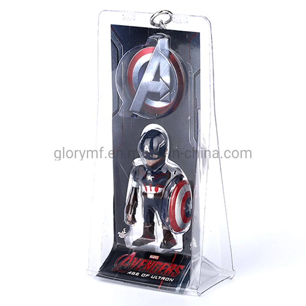 4cm Ultron el Capitán América con figuras de acción de PVC Llavero