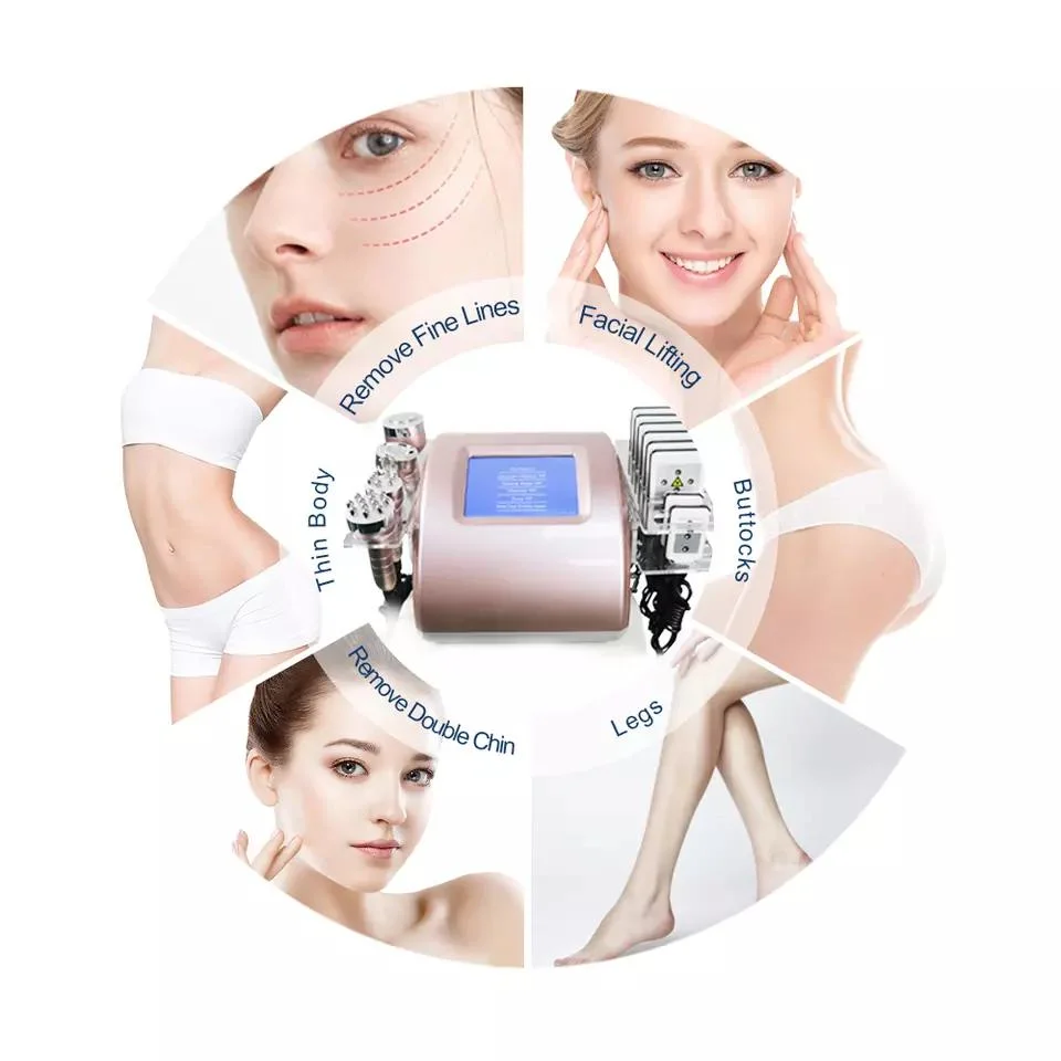 Multifonctionnel perte de poids forme de corps meilleure Sculpture machine levage facial Cavitation système RF à vide tendeur de réduction de graisse Monopolaire radiofréquence