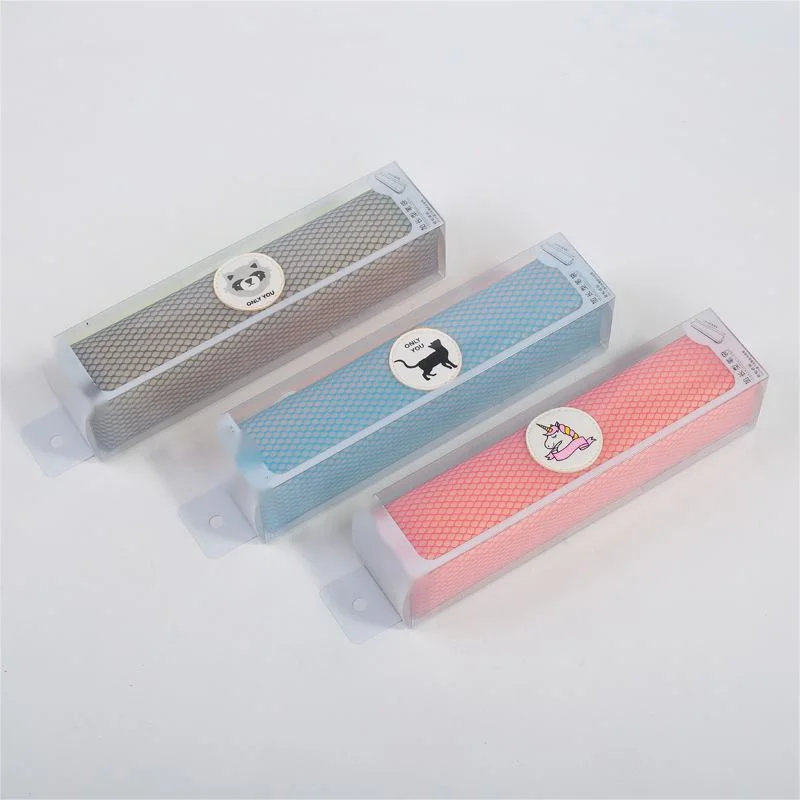 Plastic Colorful Cute Single Layer Stationery Pencil Case