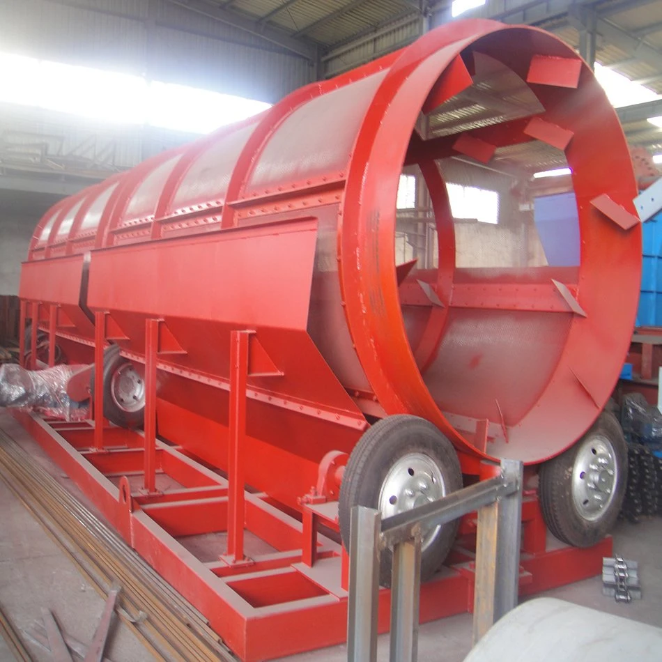 Low Price Mine Shaker Circular Sieve Vibrating Machine Wood Chips Sand Trommel Screen