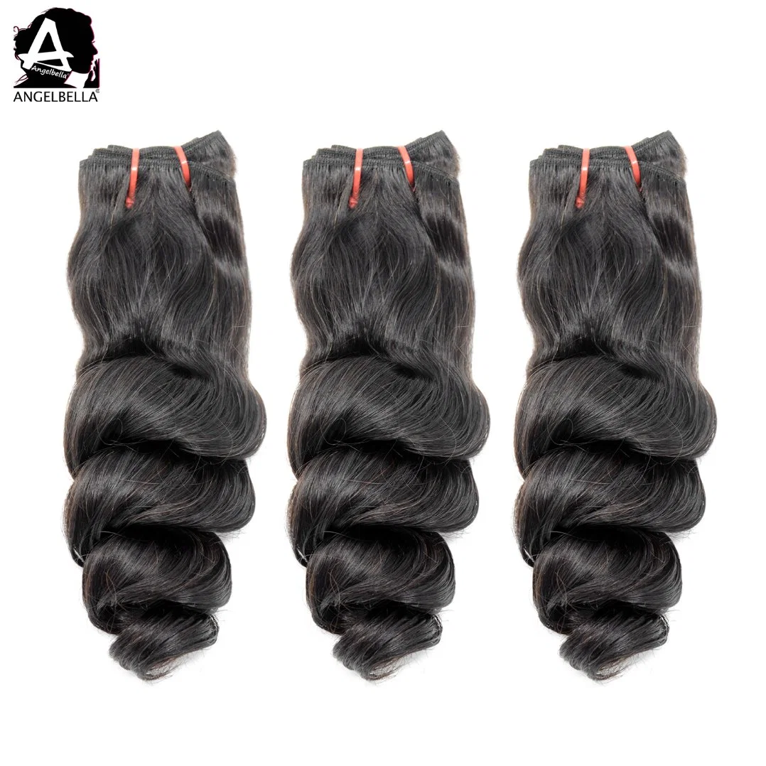 Angelbella New Arrived Hair Pieces Super Double Drawn Loose Wave Funmi/Body Wave Remy Hair