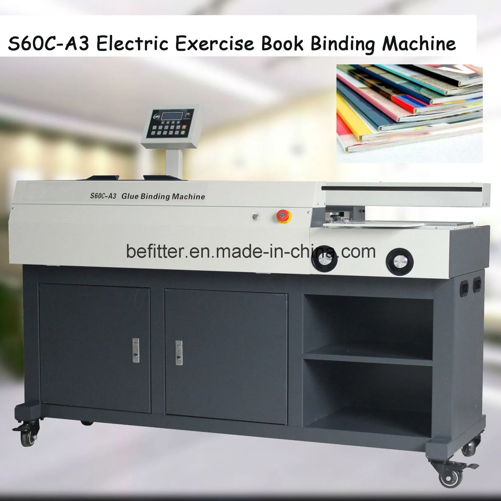 S60C-A3 Office Equipment Paper Book Perfect Glue Binding Machine