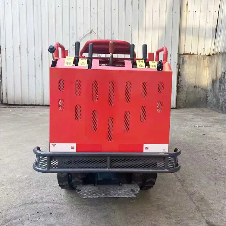 La norma ISO/EPA 0,6 toneladas de gasóleo agrícola pesada mano sobre orugas hidráulica Mini orugas de goma Auto Cargando Transporter Camión Utilitario Todoterreno rastreado Transporter Dumper