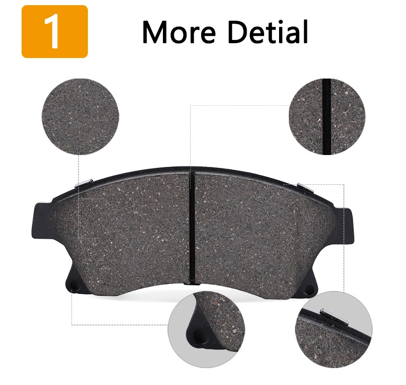 Eep Auto Spare Part Front Brake Pads for Toyota Corolla Zze122 2002-2008 D822 04465-0d020 04465-12592