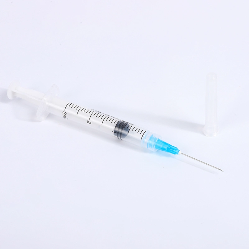 New 3ml Plastic Medical Disposable Vaccine Syringes and Needles