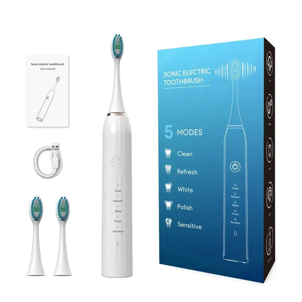 Wireless Teeth Whitening Toothbrush Smart Adult OEM LED Sonic Electric Toothbrush