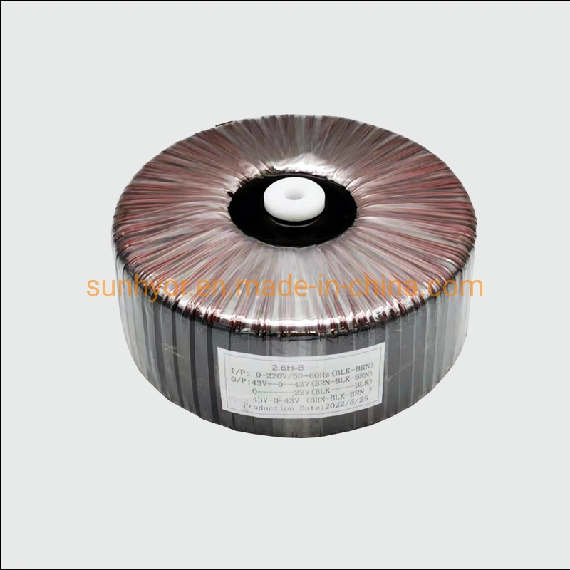 Single Phase Dry Type Electrical Instruments Lighting Equipment Power Toroidal Transformers