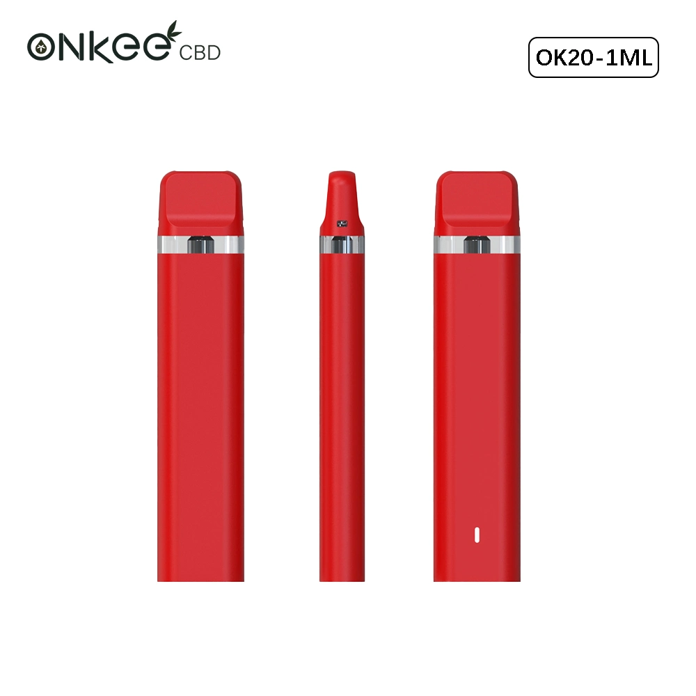 2023 Hot Eliquid épais Vape Rechargeable Pod Vape vide Pen Ok20 1ml 2 ml de capacité de 3 ml 4 ml avec fenêtre visible en alliage aluminium avec micro-port USB OEM&amp;ODM