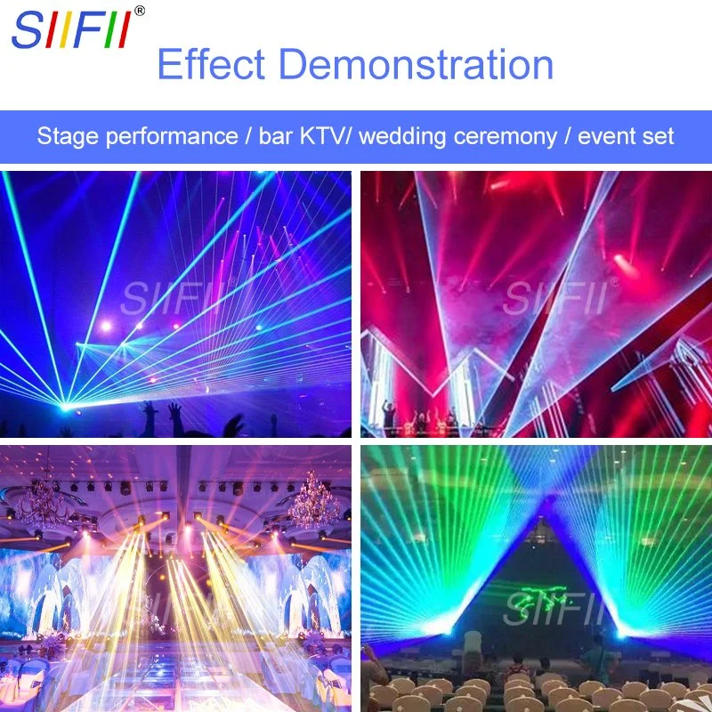 4 головка RGB лазера для караоке-баров Pub DJ дискотека