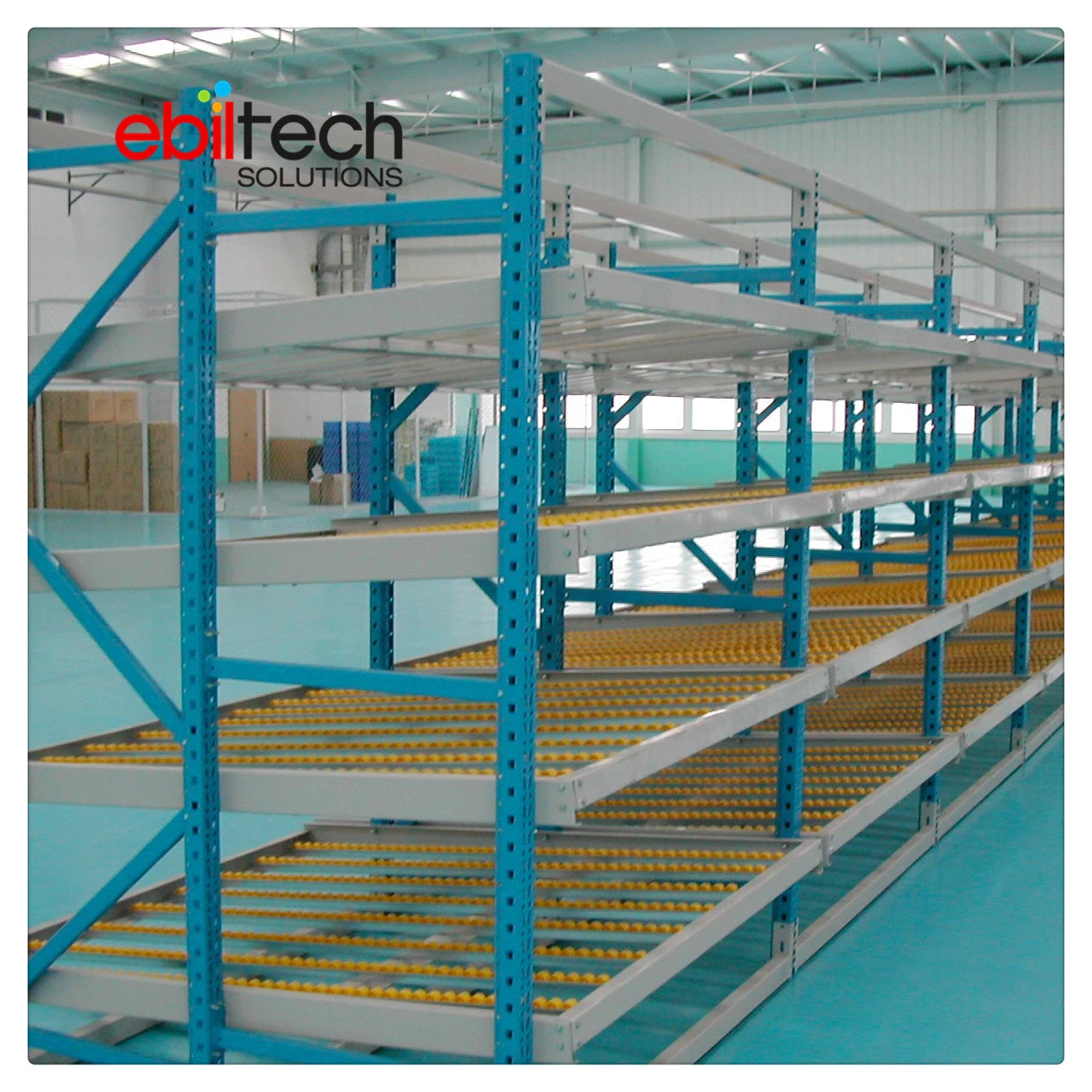 Carton Flow Rack with Silding Line for Industrial Warehouse Storage