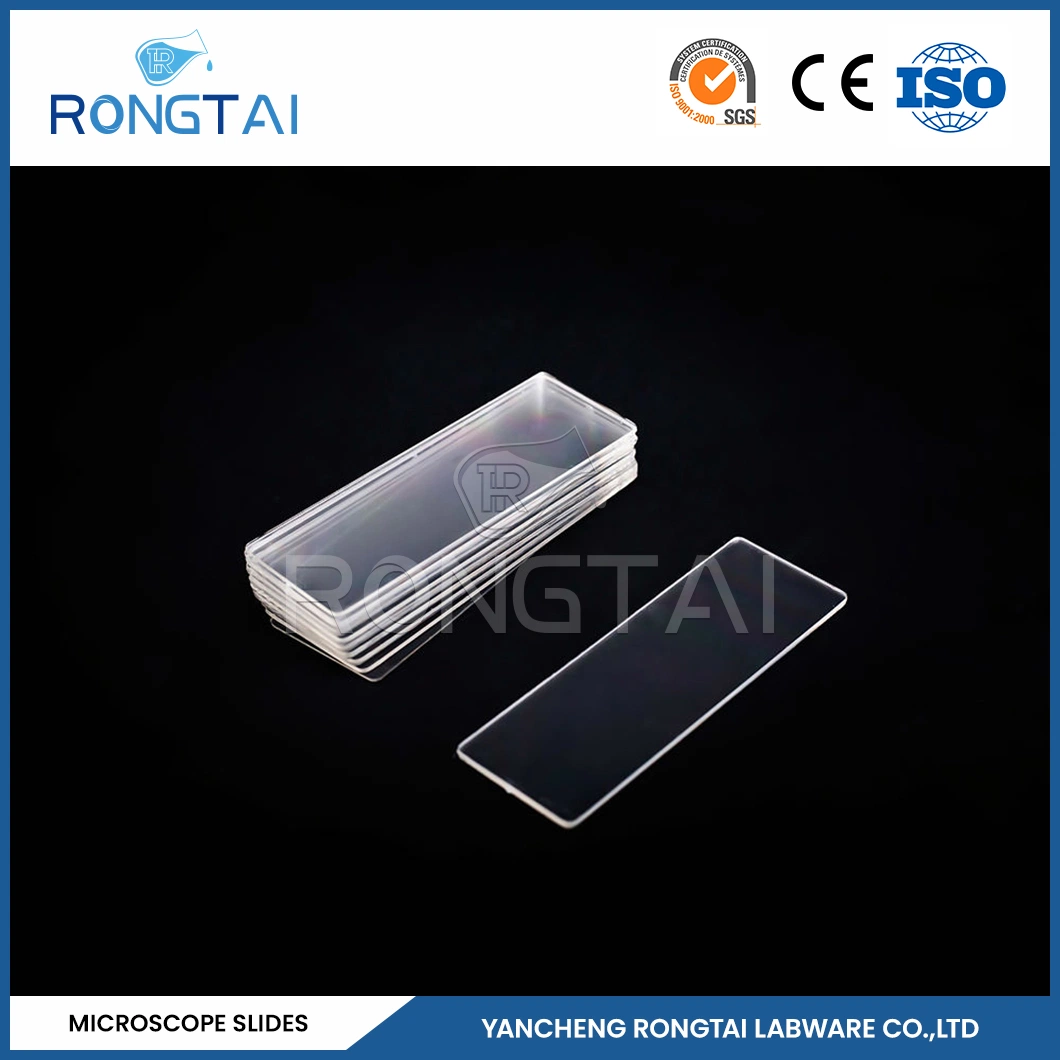 Rongtai Anatomy Microscope Slide Manufacturing Polystyrene Microscope Slides China 7101 7102 7105 7107 7109 Microscope Prepared Protozoa Slides