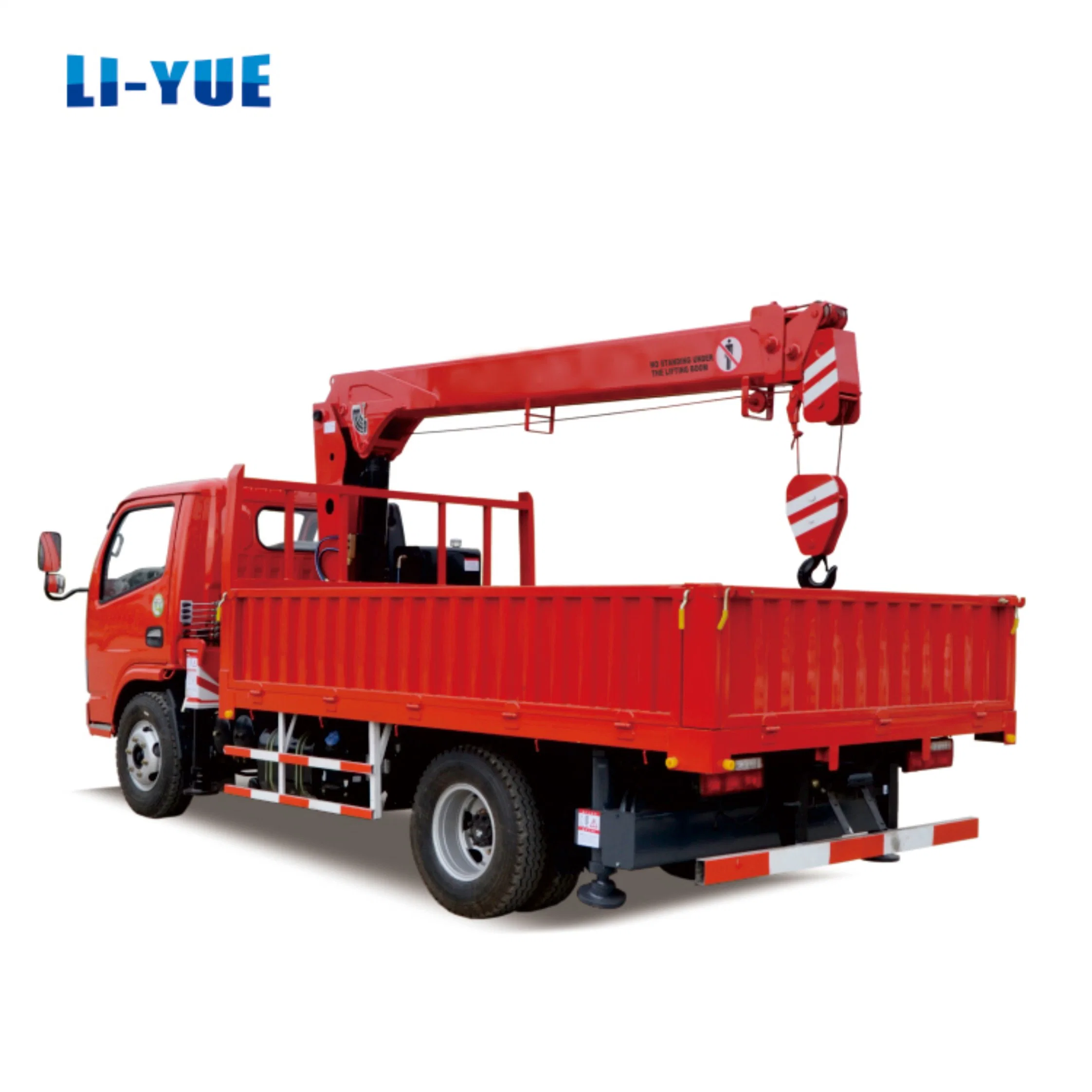 Stiff Boom Crane 6.3 Ton Hydraulic Price Mobile Mini Crane Truck Mounted for Sale