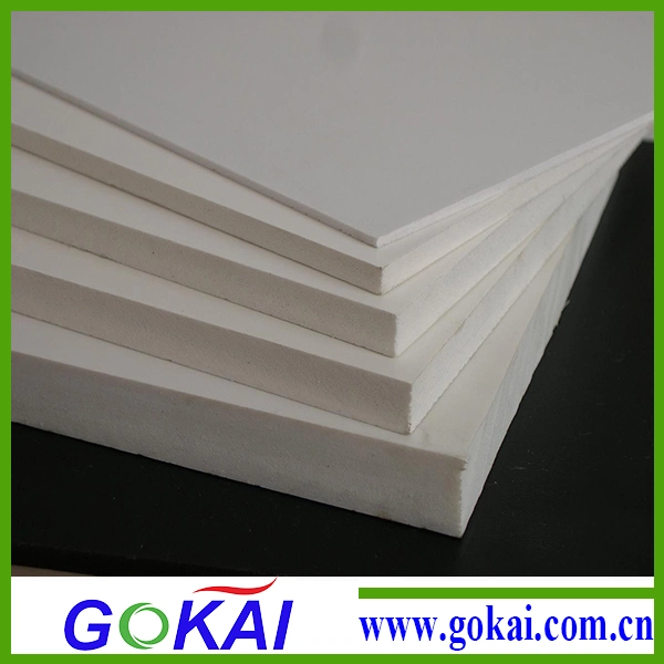 Panneau en mousse de PVC blanc Celuka pour impression gravure découpe sciage