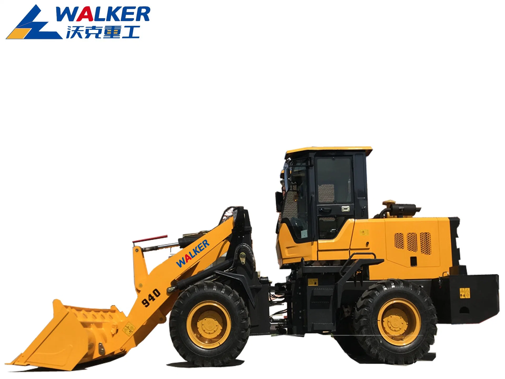 Yunnei 4102 Turbo Wk-940 Model 2 Ton Small Wheel Loader Front Loader Forklift Skid Steer Loader off Road Forklift Wholesale/Supplier