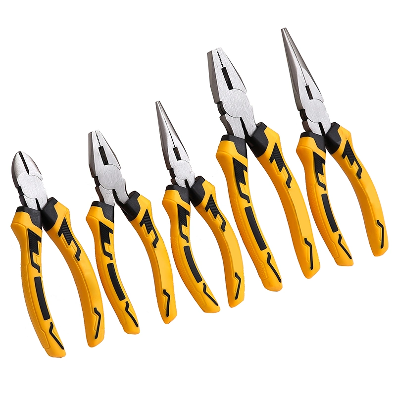 Professional Hand Tool Automatic Wire Stripper Stripping Tools Wire Cutter Multi Function Combination Pliers with PVC Handle
