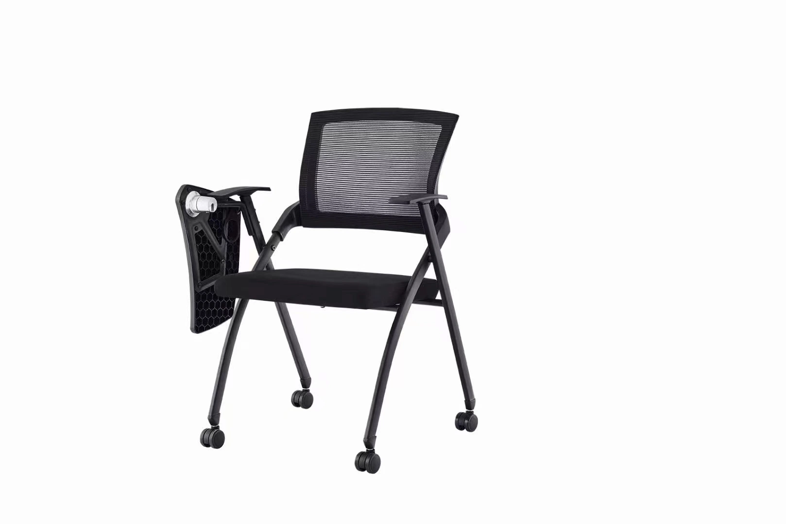 Chine Mobilier de bureau ergonomique pour salle de réunion de classe moderne avec tablette d'écriture Chaises de salle de conférence Prix pour formation/école/réunion