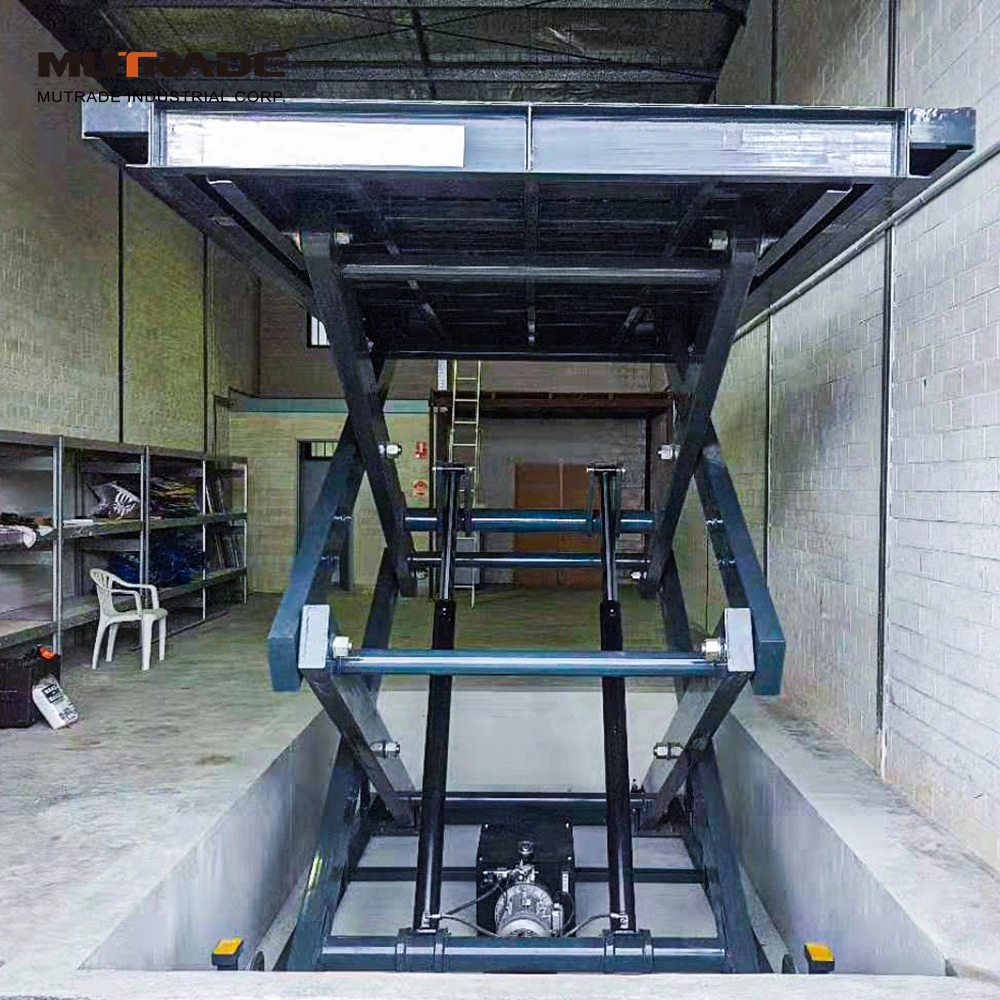 Hydraulic Driven Scissor Elevator Car Lifting System