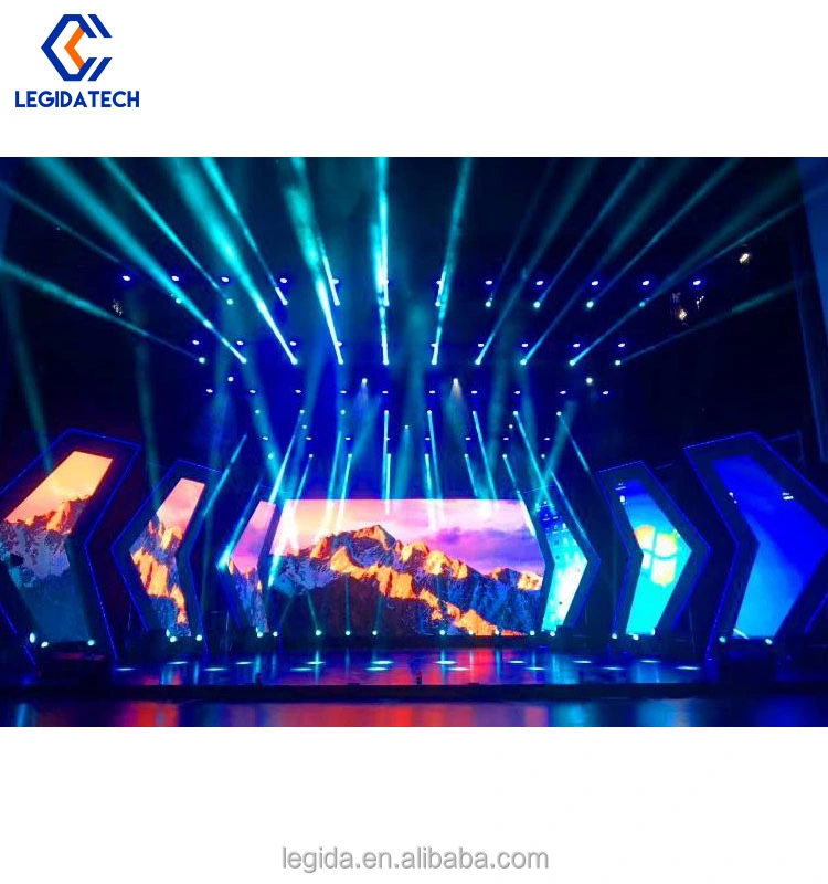 P3mm P3.9mm P3.91mm P4.8mm Indoor Rent Advertising Wall Portable Panel Cabinet Rental LED Display Screen for Wedding Party Ball