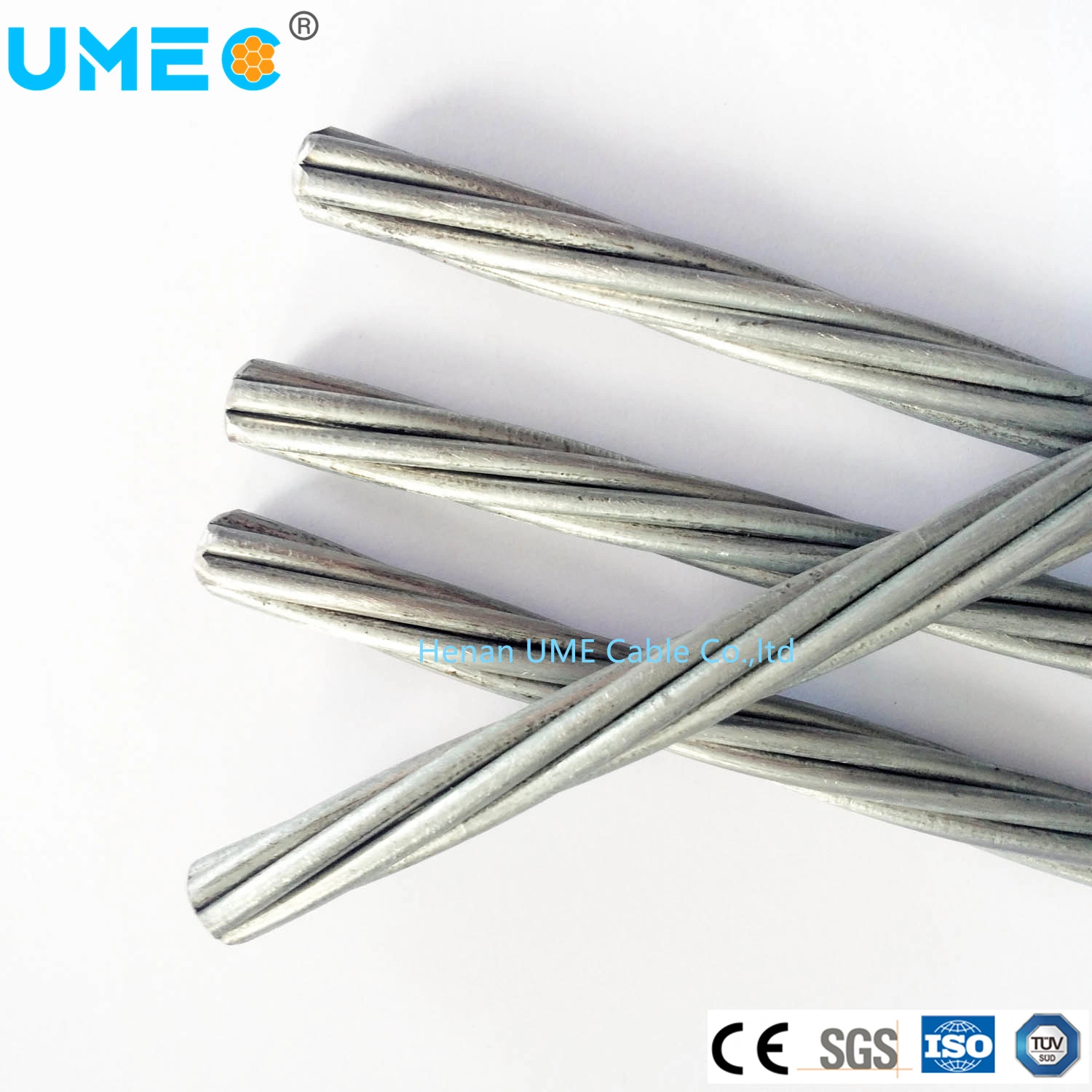 Electrical Steel Cable Low Carbon Steel Rod for Iron Nail Making 7/4.0mm 19/1.6mm 19/4.0mm Galvanized Steel Wire Strand Electrical Cable