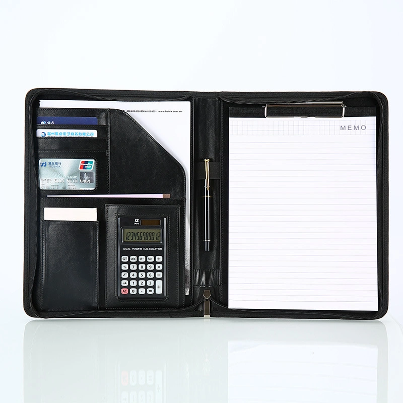 Custom Portable Hangle Embossed Executive Presentation Briefcase Business Portfolio