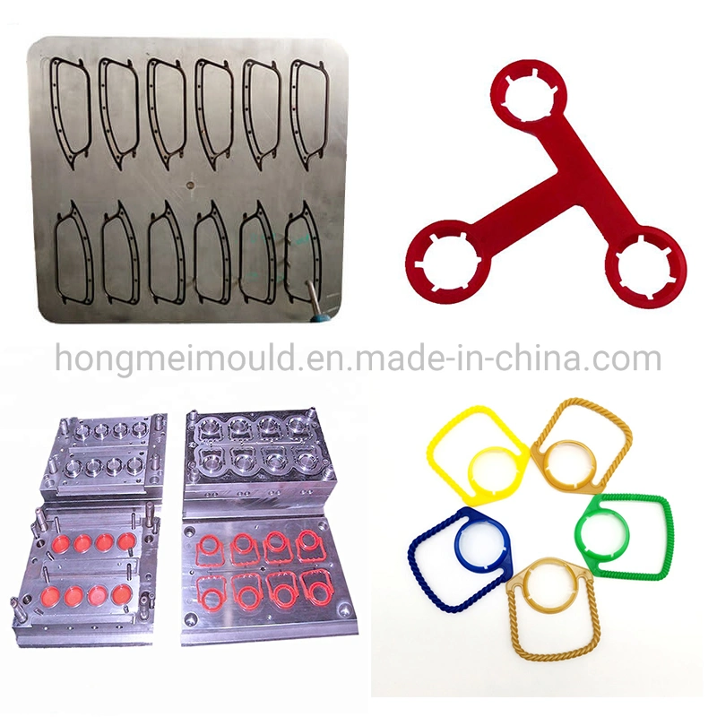 High Precision Multi Cavity Oil Bottle Handle Plastic Injection Mould Opening