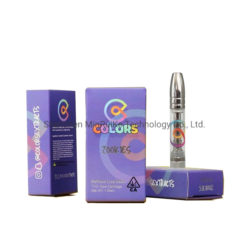 New Colors Vape Cartridges Pod 0.8ml Atomizers 510 Thread Tank Thick Oil Full Ceramic Pen Empty E-Cigarettes Carts with Retail Packaging Stickers