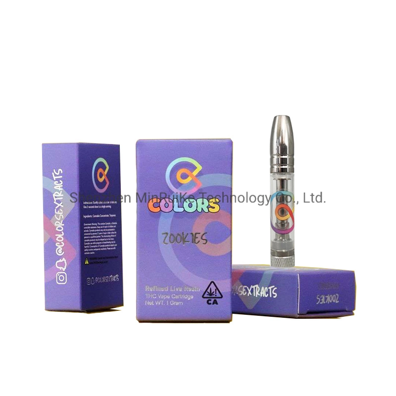 خرطوشة الحبر Vape الألوان الجديدة سعة 0.8 مل Atomisers 510 من خزان السنون زيت سميك قلم خزفي كامل السيارات السجائر الإلكترونية الفارغة مع البيع بالتجزئة ملصقات التغليف