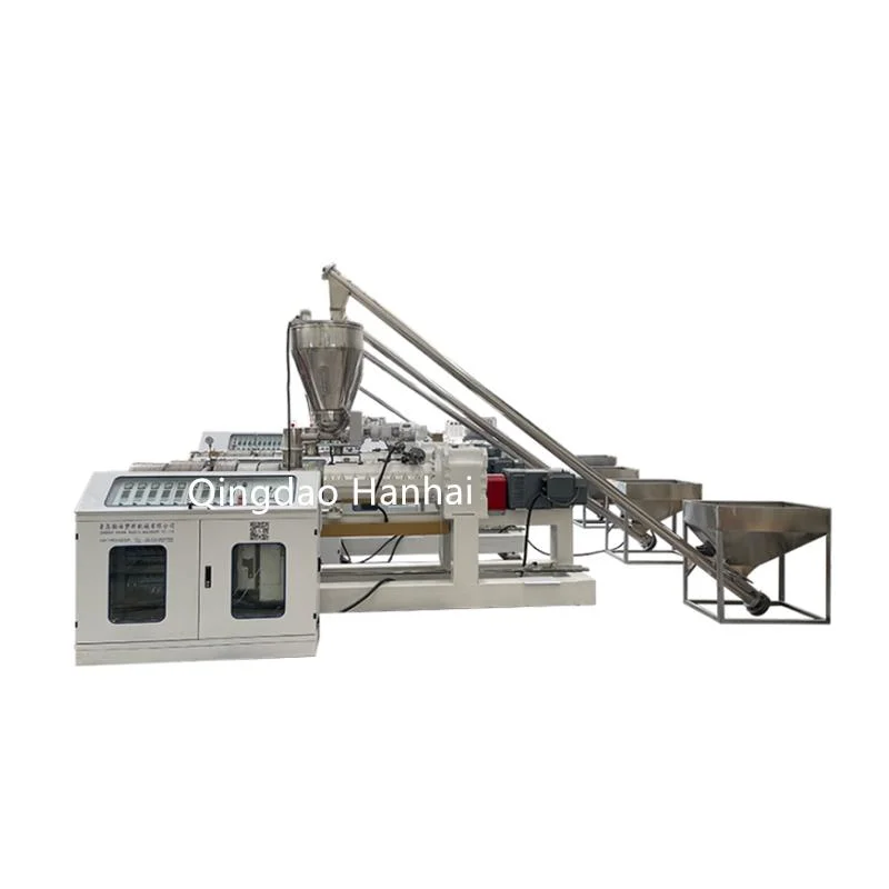 PVC PE Wood Plastic WPC Profile Ceiling Panel Production Equipment Single Screw Extrusion Machine