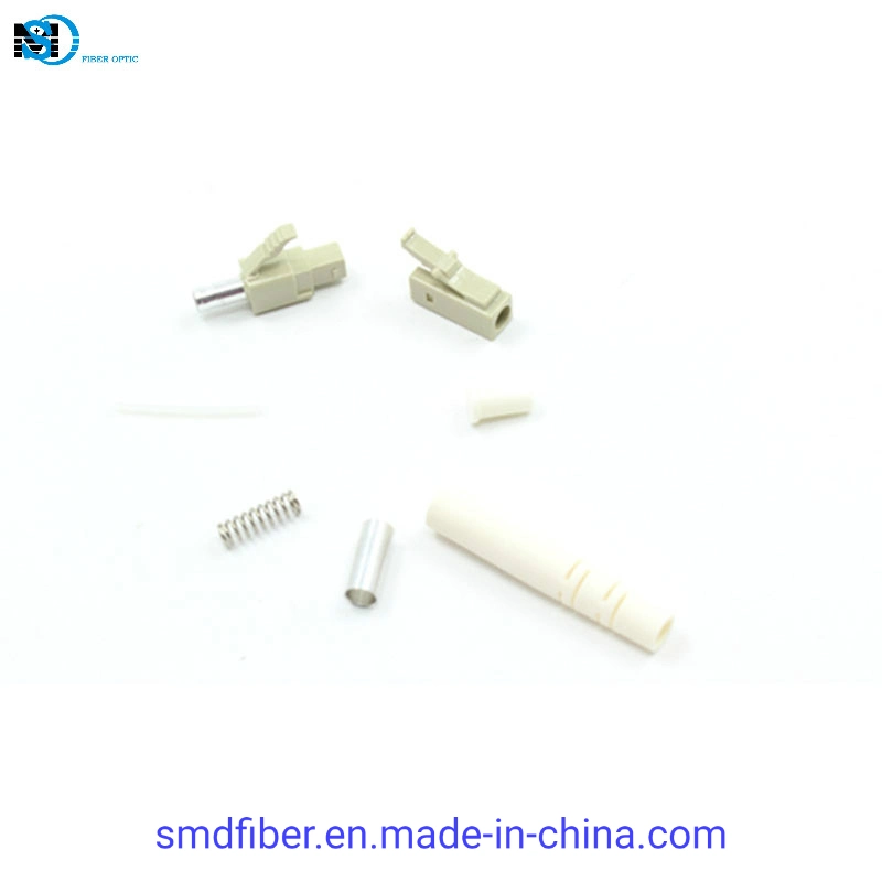 FTTH LC/Upc mm Fiber Optic Connector with 0.9/2.0/3.0mm Boot