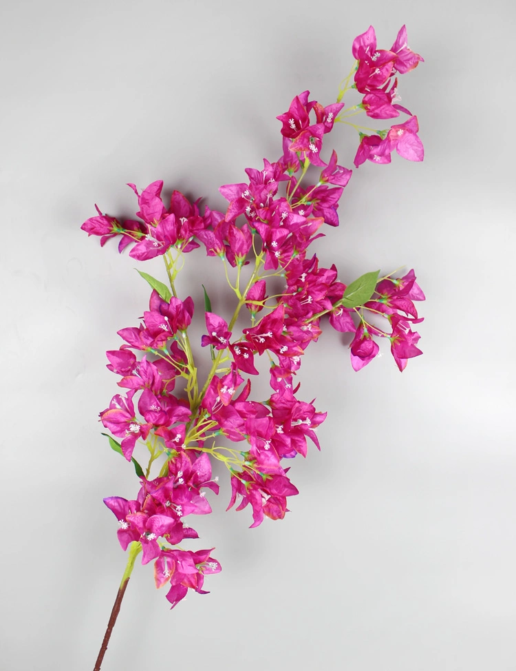 High Branch Artificial Bougainvillea decoración Arco de Boda Flower Hotel Floor