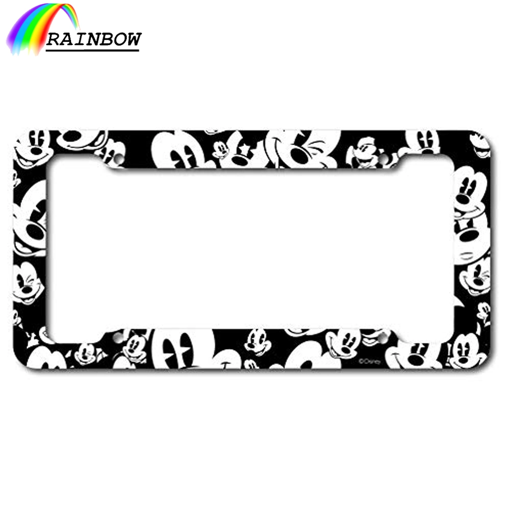 Low MOQ Universal Car Plastic/Custom/Stainless Steel/Aluminum ABS/Classic Carbon Fiber License Plate Frame/Holder/Mold/Cover