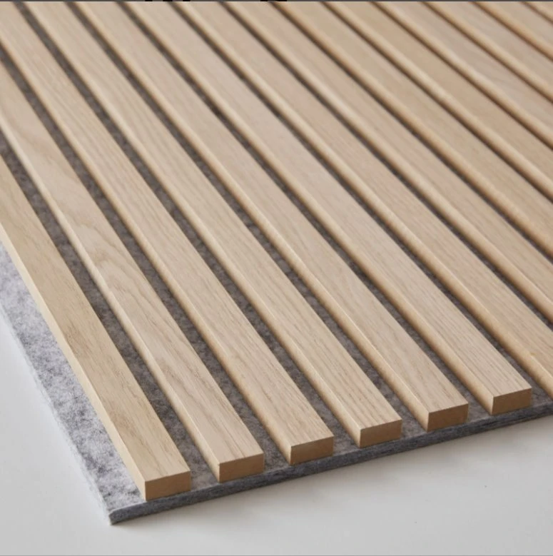 Panneaux muraux en bois de chêne américain acoustique de luxe Slat Original Slatpanel