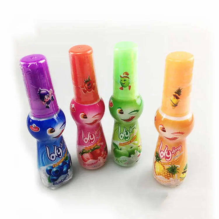 2023 Latest Models Jelly Liquid Candy Calabash Shape Mix Fruit Flavour Spray Candy Liquid Candy