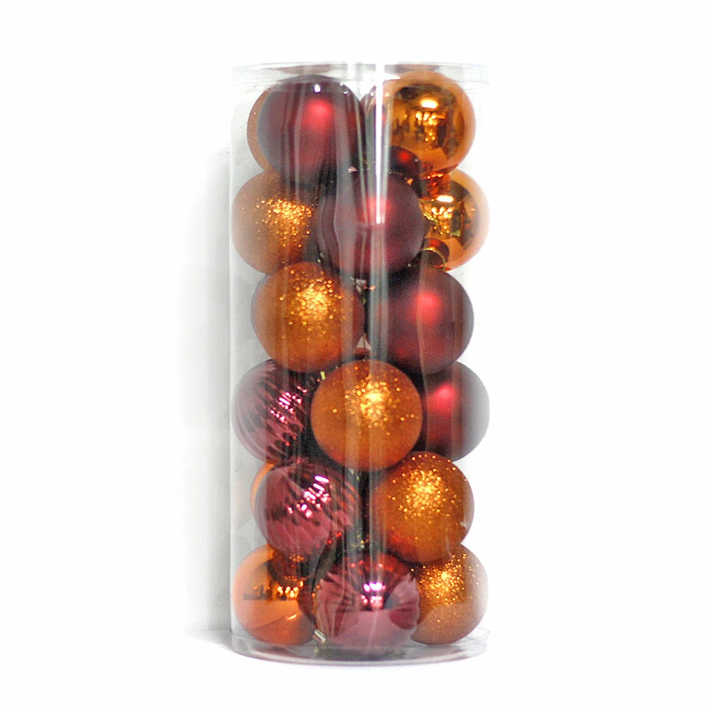 New Designed Salable Shatterproof Plastic Christmas Ball Ornament