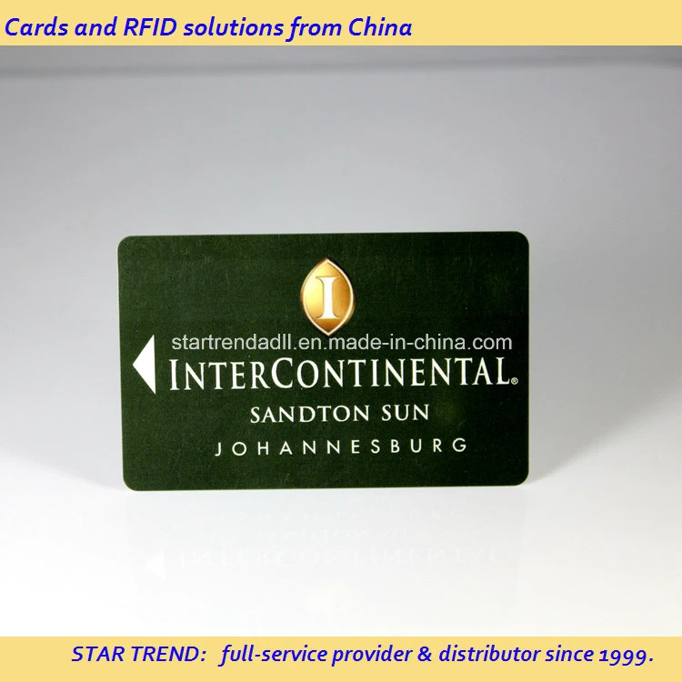 Printing Hico Magnetic Stripe PVC Card for Hotel Key Card