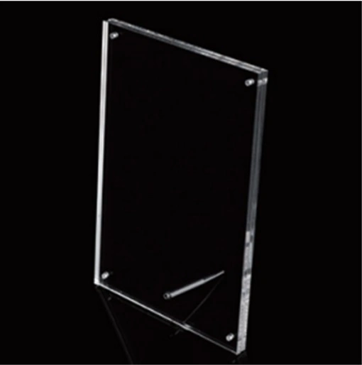 Acrylic Display Menu Stand/Plastic Brochure Holder /Sign Holder with 1-Leg