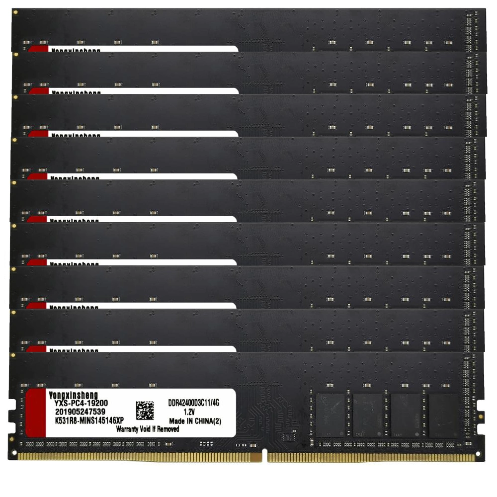 ذاكرة DDR4 RAM سعة 8 جيجابايت و32 جيجابايت و3200 ميجاهرتز 3600ميجاهرتز 2400 2133 2666 ميجاهرتز كمبيوتر شخصي DIMM Desktop Memory 288 Pins ذاكرة DDR4 وحدة الذاكرة