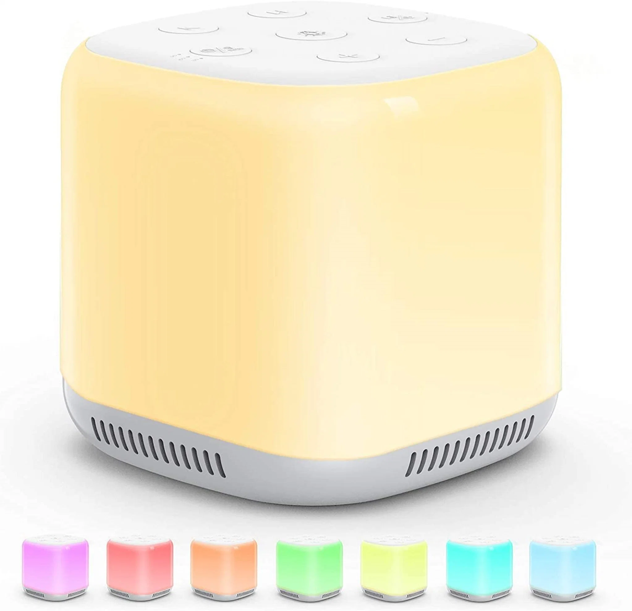 Beste Schlafhilfe LED-Nachtlicht mit 34 Natural Soothing Sounds Smart Sleep Device White Noise Machine Music Night Speaker