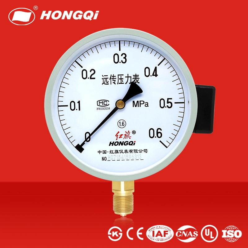 Hongqi Spring Tube Electric Resistance Far Transmission Pressure Gauge