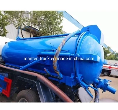 Rhd Sinotruk HOWO 3m3 4m3 5m3 5000liters Sewage Suction Truck Sewer Tanker Truck for Gully Emptier Fuction