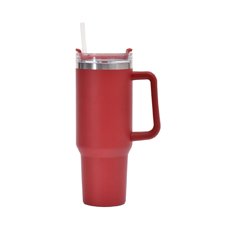 Large Capacity 40oz Car Cup Ice Bar 304 Stainless Steel Thermal Straw