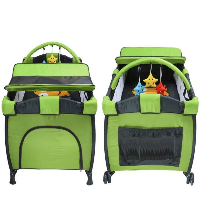 Best Sellers Custom Design Portable Folding Oxford Cloth Playpen Baby Bed