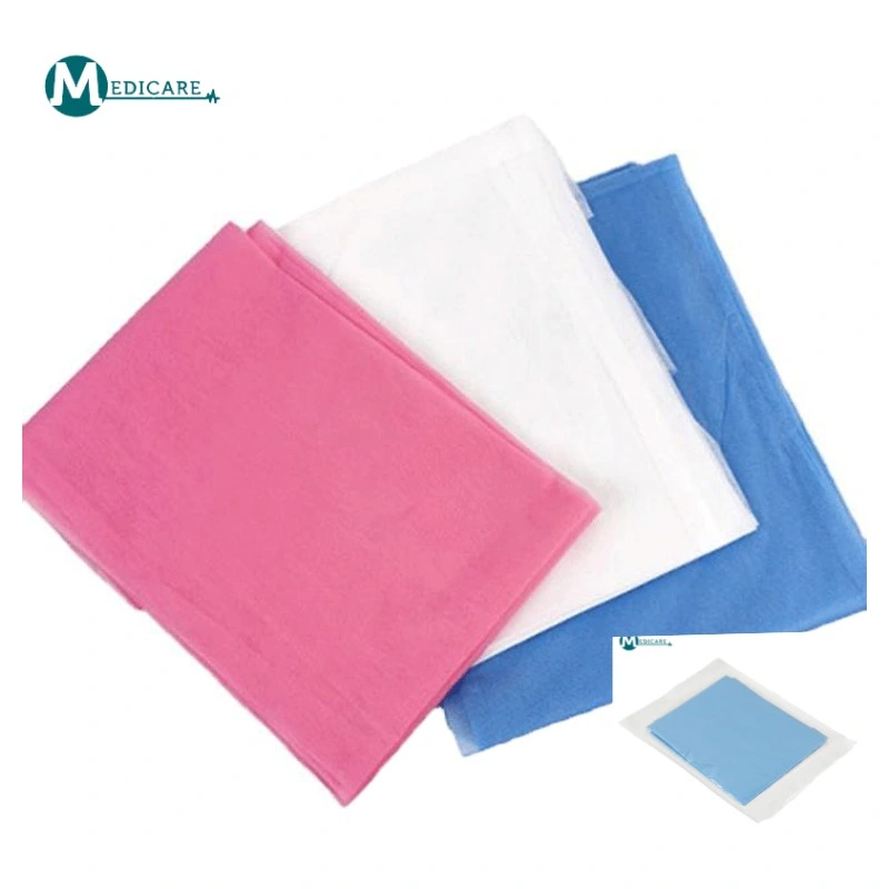 Custom Non Woven Medical Hospital Disposable SPA Waterproof Massage Bed Sheet