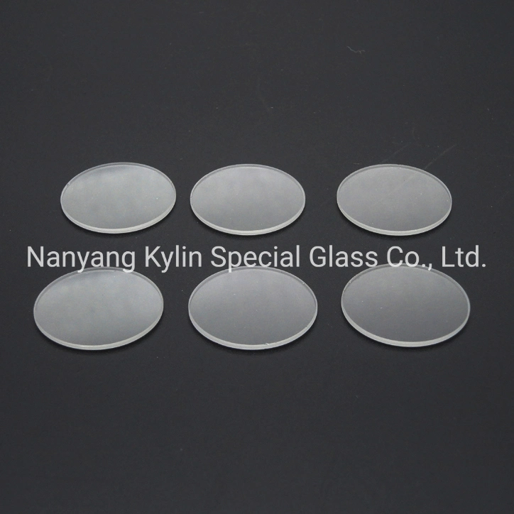 Material de vidrio óptico de alta transparente UV de sílice fundida la luz de placa de cristal de cuarzo.