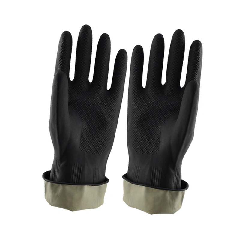 One Pair Black Skin Plastic PVC Latex Male Mannequin Hand Gloves Display Hands