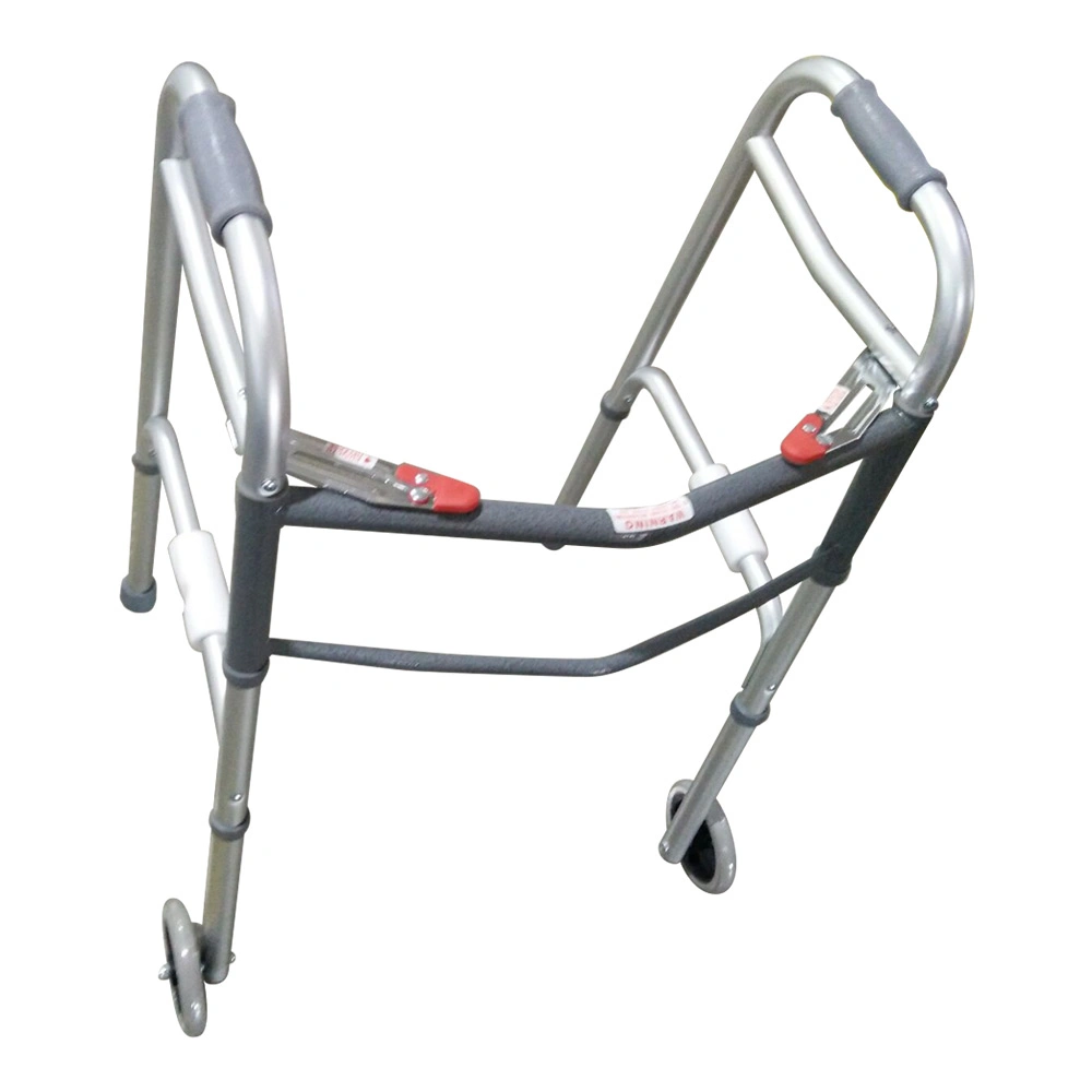 High-Class Aluminium Medical Walker Cane Folding Walking Frame